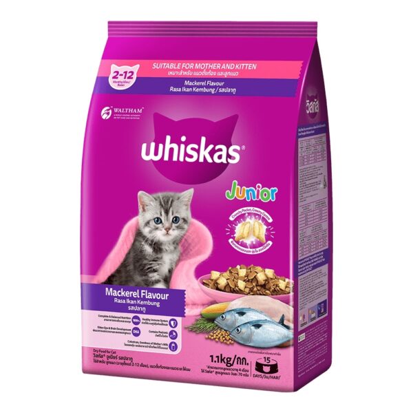 Whiskas (Thailand) Junior Mackerel 1.1KG