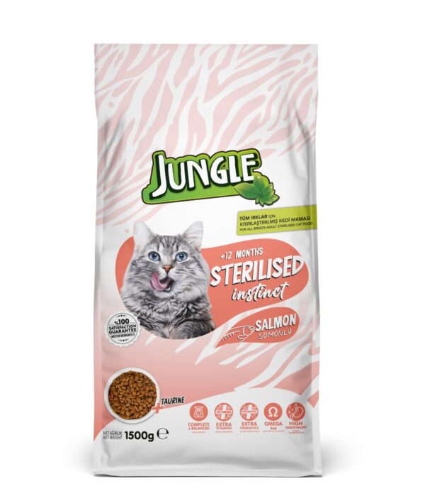 Jungle Premium Salmon Hairball Control 1.5KG