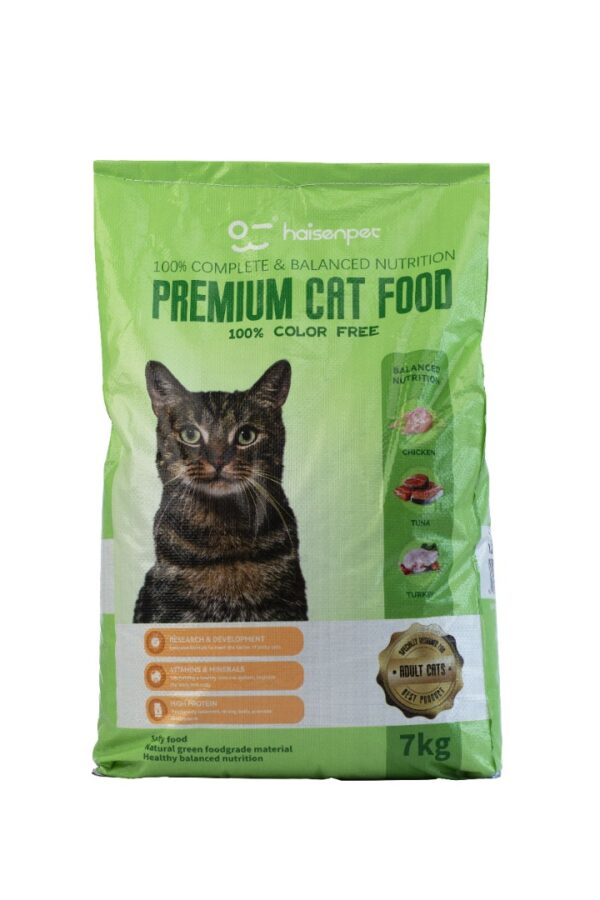 Haisenpet Premium Cat Food Chicken, Tuna & Turkey 7KG