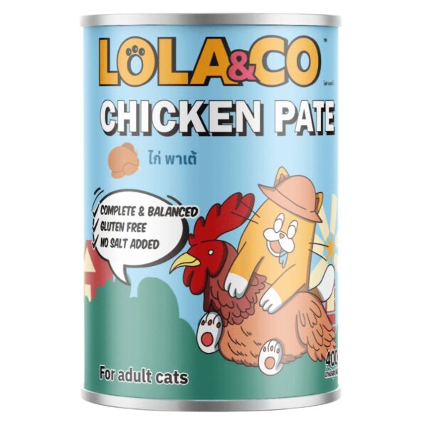 Lola & Co Premium Can Chicken Pate 400gm