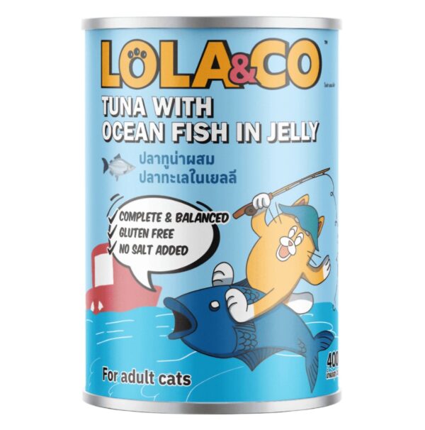 Lola & Co Premium Can Tuna with Ocean Fish in Jelly 400gm
